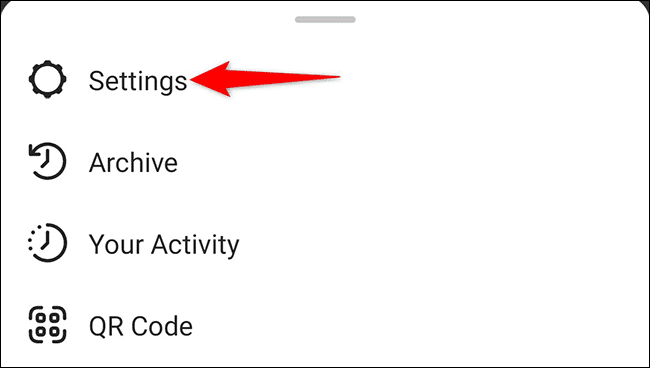 3-instagram-app-settings كيفية تمكين الوضع الداكن على Instagram