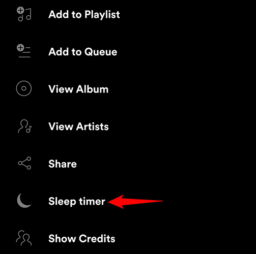 3-sleep-timer-spotify كيفية إعداد مؤقت النوم في Spotify