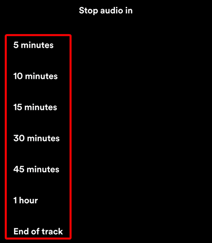 4-sleep-timer-duration-spotify كيفية إعداد مؤقت النوم في Spotify