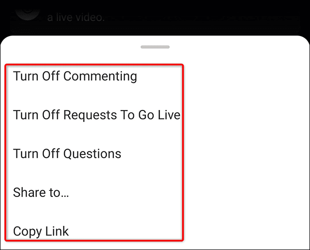 5-instagram-live-options كيفية البث المباشر على Instagram