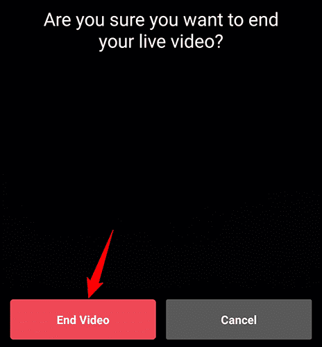 7-end-video-instagram-live كيفية البث المباشر على Instagram