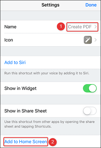 8-shortcut-settings1 كيفية تحويل الصور إلى ملف PDF على iPhone