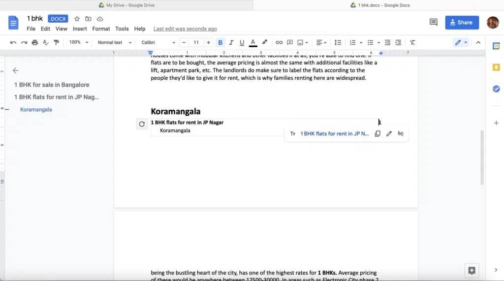 كيفية إضافة جدول المحتويات في Google Docs - %categories