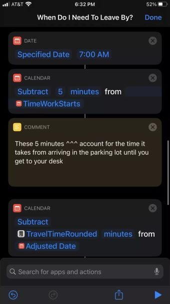 Adjust-Arrival-Time-Shortcut_935adec67b324b146ff212ec4c69054f أفضل 4 اختصارات مفيدة على iOS للاستخدام اليومي