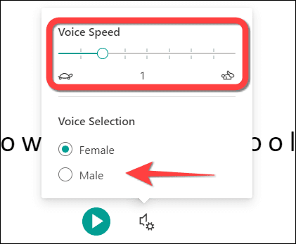 Adjust-playback-speed-and-choose-different-gender-for-voice كيفية جعل Microsoft Teams تقرأ الرسائل بصوت عالٍ