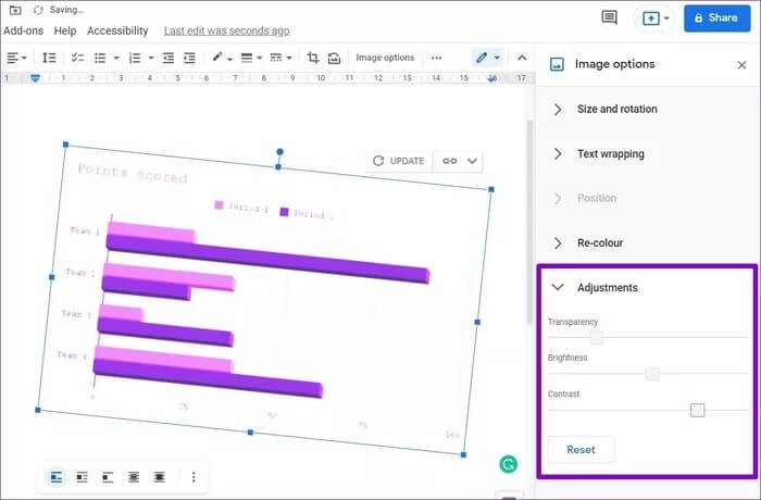 Adjustments-in-Charts-on-Google-Docs_935adec67b324b146ff212ec4c69054f كيفية استخدام الرسوم البيانية في مستندات Google