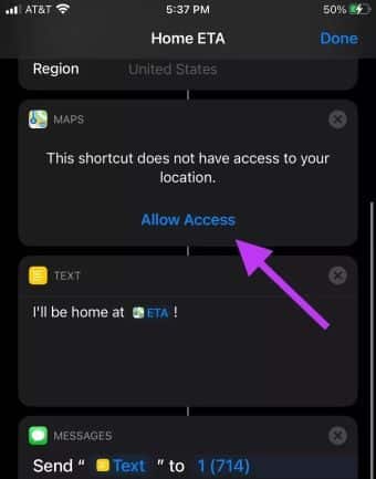 Allow-Access-Shortcut_935adec67b324b146ff212ec4c69054f أفضل 4 اختصارات مفيدة على iOS للاستخدام اليومي
