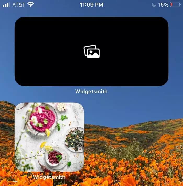 Blank-Widget_935adec67b324b146ff212ec4c69054f كيفية اختيار صور محددة للويدجت و أدوات الذكية مع iOS