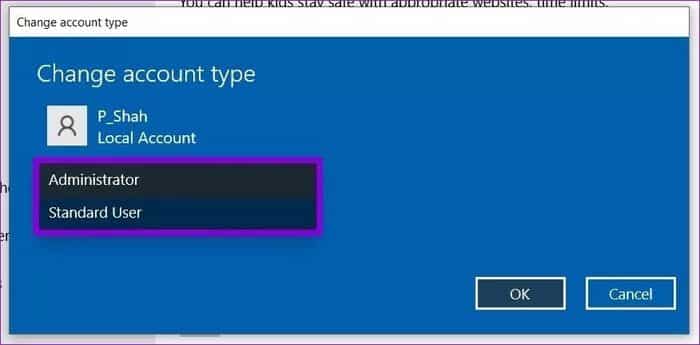 Change-Account-Type-in-Windows-10_935adec67b324b146ff212ec4c69054f أفضل 5 طرق لتغيير حساب المسؤول في Windows 10