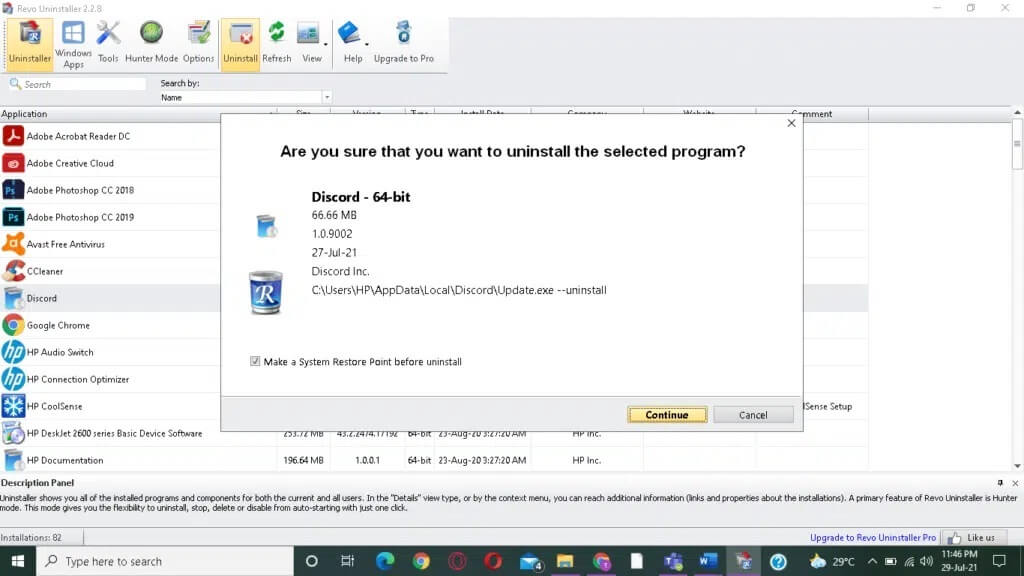Check-the-box-next-to-Make-a-System-Restore-Point-before-uninstall-and-click-Continue-1024x576-1 إصلاح خطأ io.netty channel Abstract Channel$Annotated ConnectException في Minecraft
