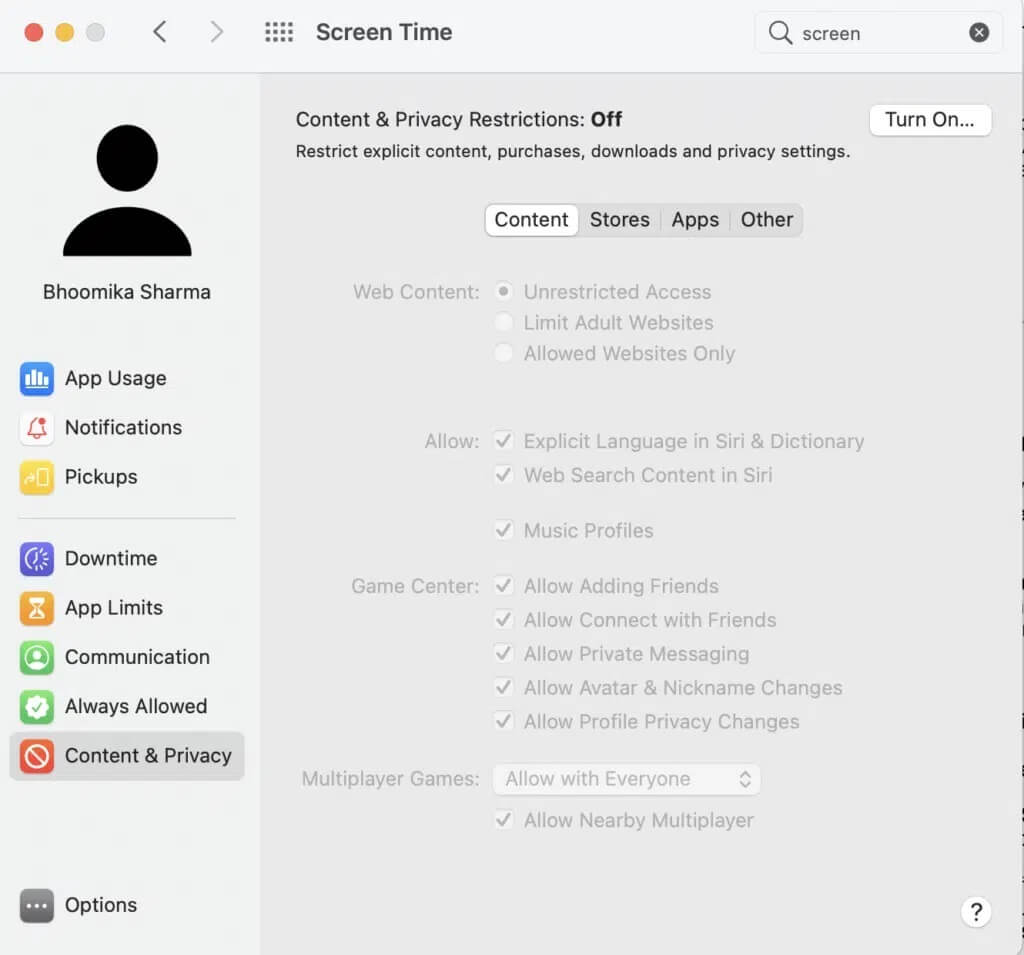 Check-the-box-next-to-the-Camera-1024x955-1 كيفية إصلاح عدم عمل كاميرا الـ Mac