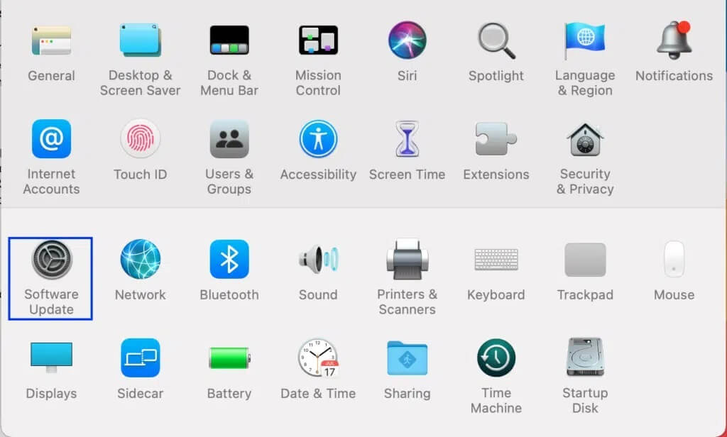 Click-on-Software-Update-1024x616-1 MacBook دائم التجمد و التوقف؟ 14 طريقة لإصلاحه