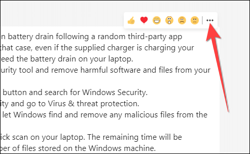 Click-the-top-right-corner-of-message-and-select-ellipses-menu كيفية جعل Microsoft Teams تقرأ الرسائل بصوت عالٍ
