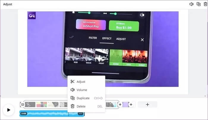 Edit-Audio-in-Canva_935adec67b324b146ff212ec4c69054f كيفية إنشاء مقاطع فيديو وتحريرها في Canva