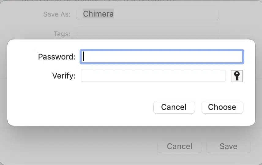 Enter-the-password-that-will-be-used-to-unlock-the-password-protected-folder كيفية حماية مجلد بكلمة مرور في نظام Mac