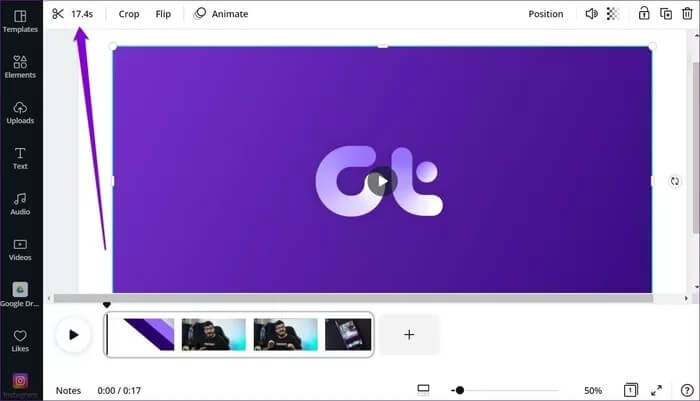 How-to-Trim-Video-in-Canva_935adec67b324b146ff212ec4c69054f كيفية إنشاء مقاطع فيديو وتحريرها في Canva