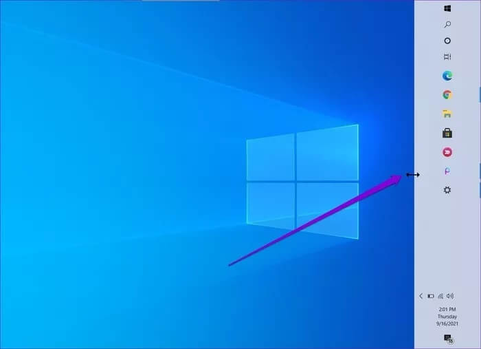 Increase-the-Width-of-the-Taskbar_2021-09-16-083938_935adec67b324b146ff212ec4c69054f كيفية تغيير حجم شريط المهام في نظام التشغيل Windows 10