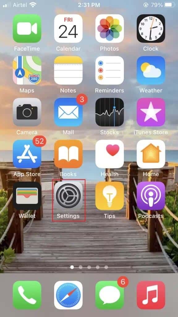 Launch-Settings-on-your-device-576x1024-1 لماذا تم تجميد وتوقف جهاز iPhone الخاص بي ولا إيقافه أو إعادة تشغيله