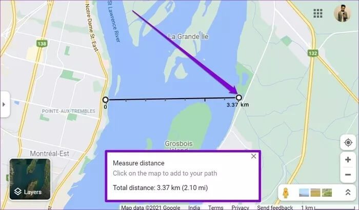 كيفية قياس المسافة والمساحة في خرائط Google - %categories