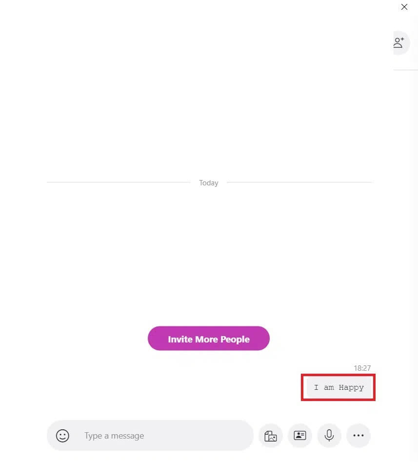 Monospaced-Skype-text كيفية استخدام تأثيرات النص في دردشة Skype