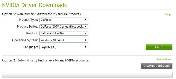 NVIDIA-driver-downloads-1 إصلاح خطأ Destiny 2 Broccoli