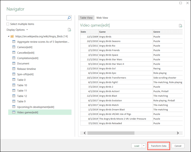 NavigatorPickData-ExcelCreateDataType كيفية إنشاء نوع البيانات الخاصة بك في Microsoft Excel