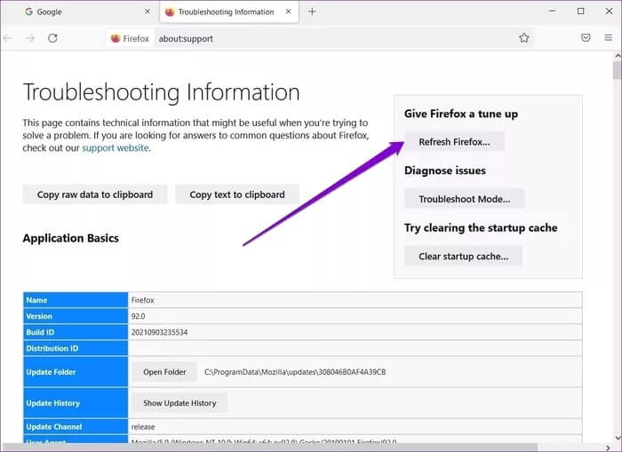 Refresh-Firefox_935adec67b324b146ff212ec4c69054f أفضل خمس طرق لإصلاح تعذر فتح الروابط في Outlook