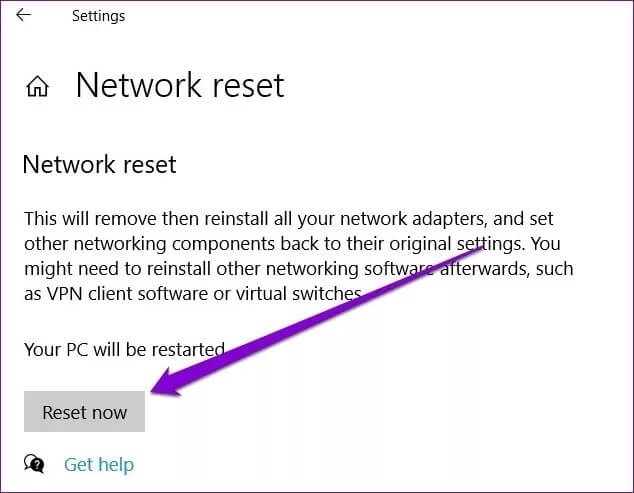 Reset-Network_4d470f76dc99e18ad75087b1b8410ea9 أفضل 8 طرق لإصلاح استمرار انقطاع اتصال الـ Wifi على Windows 10