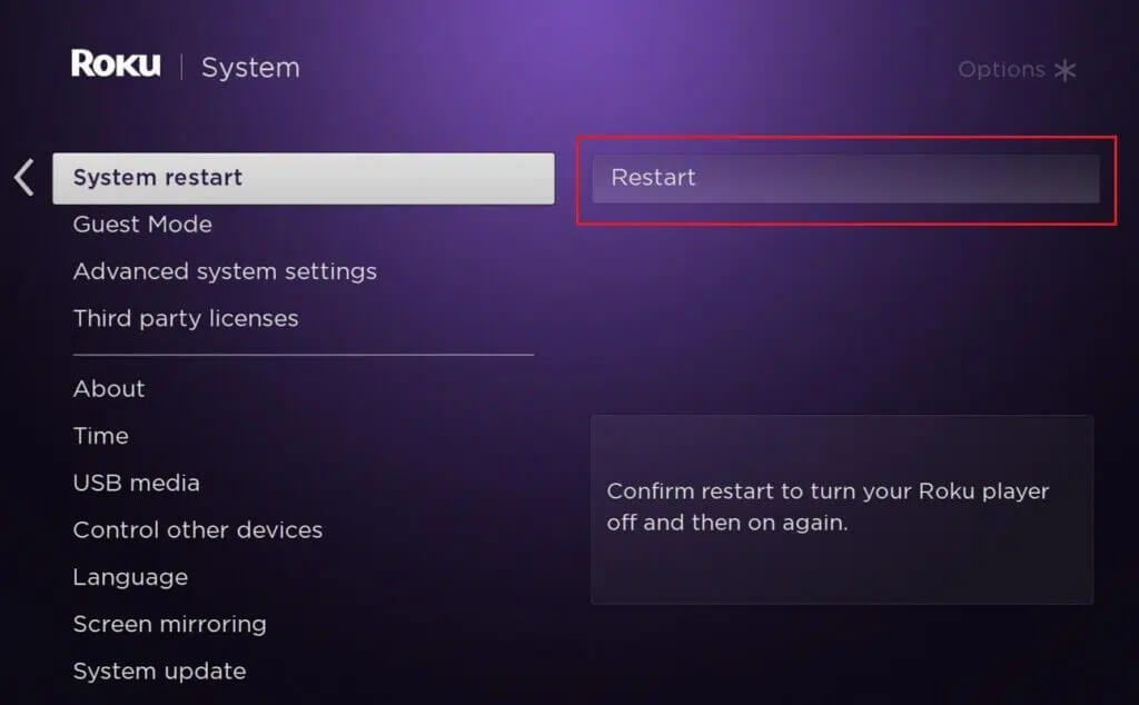 Restart-Roku-1024x634-2 كيفية إصلاح خطأ Hulu Token 3