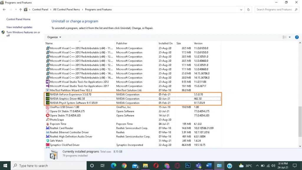 Right-click-any-NVIDIA-component-and-select-Uninstall-1024x576-1 إصلاح خطأ io.netty channel Abstract Channel$Annotated ConnectException في Minecraft