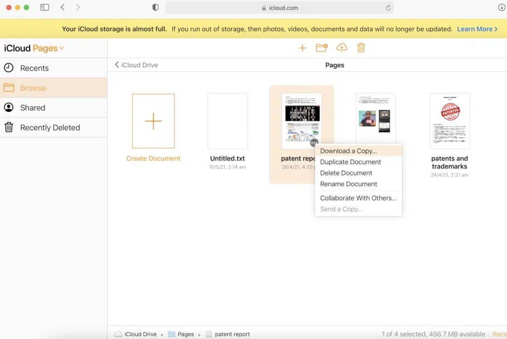 Select-Download-a-Copy-1024x686-1 كيفية فتح ملف Pages على Windows 10