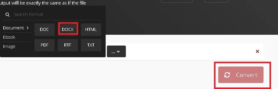 Select-Format كيفية فتح ملف Pages على Windows 10