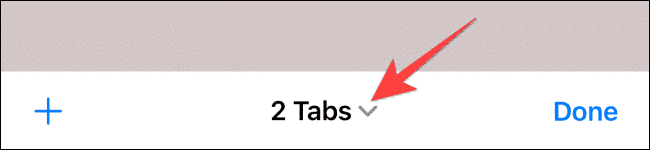 Select-the-drop-down-next-to-tabs-group-option-in-Safari 4 طرق لاستخدام التصفح الخاص في Safari على iPhone و iPad