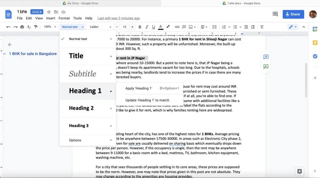 كيفية إضافة جدول المحتويات في Google Docs - %categories