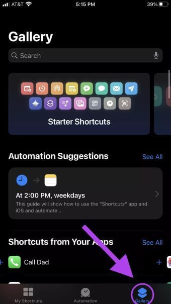 Shortcuts-Gallery_935adec67b324b146ff212ec4c69054f أفضل 4 اختصارات مفيدة على iOS للاستخدام اليومي