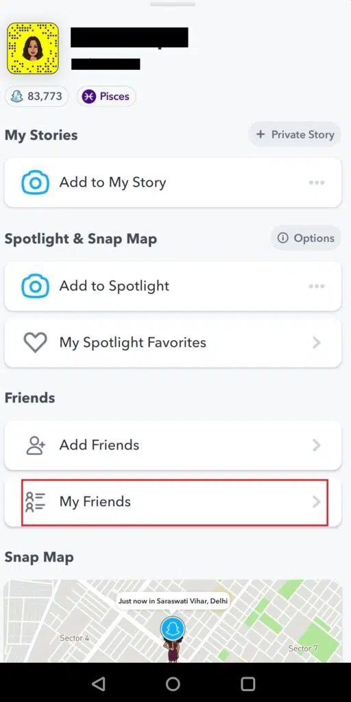 Snapchat-My-Friends-512x1024-1 كيف تعرف عيد ميلاد شخص ما على Snapchat