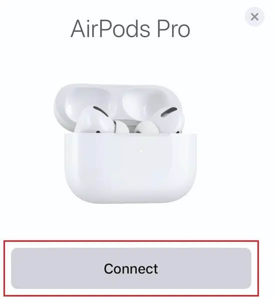Tap-on-the-Connect-button-for-the-AirPods-to-be-paired-again-with-your-iPhone. كيفية إعادة تعيين AirPods و AirPods Pro