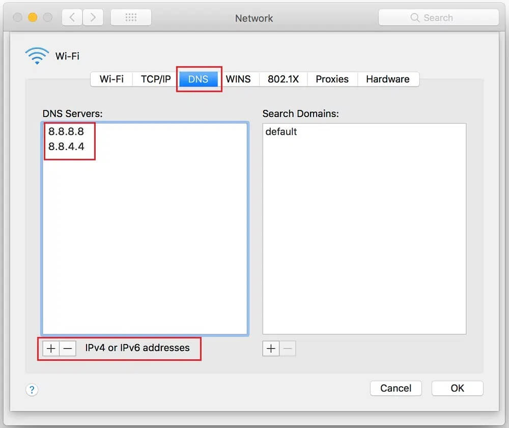 Use-Custom-DNS لماذا الإنترنت على جهاز Mac بطيئة للغاية؟