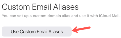 UseCustomEmailAliases-iCloudCustomEmailDomain كيفية إعداد دومين بريد إلكتروني مخصص على iCloud