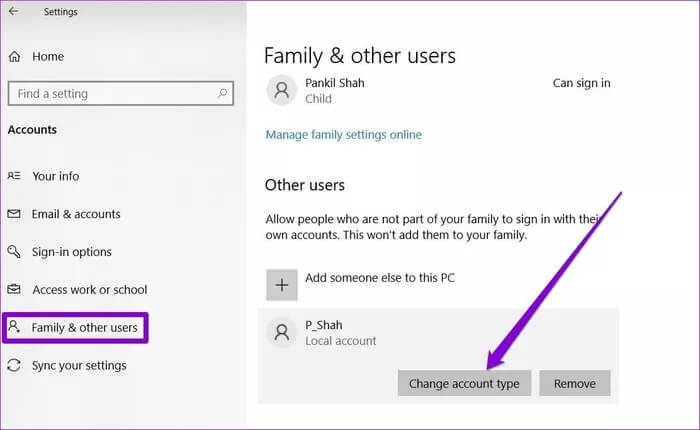 User-Settings-on-Windows_935adec67b324b146ff212ec4c69054f أفضل 5 طرق لتغيير حساب المسؤول في Windows 10
