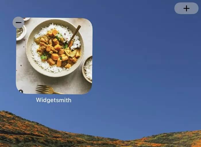 Widget-on-Home-Screen_935adec67b324b146ff212ec4c69054f كيفية اختيار صور محددة للويدجت و أدوات الذكية مع iOS