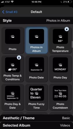 Widgetsmith-Photo-Tab_935adec67b324b146ff212ec4c69054f كيفية اختيار صور محددة للويدجت و أدوات الذكية مع iOS