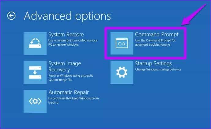 Windows-setup-advanced-options-command-prompt_4d470f76dc99e18ad75087b1b8410ea9 أفضل 5 طرق لإصلاح خطأ الجهاز غير قابل للتمهيد على Windows 10