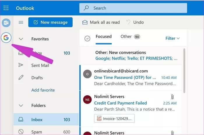 كيفية دمج Gmail في Outlook على الويب والجوال - %categories