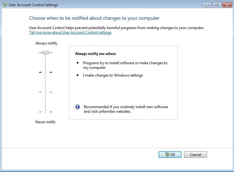 كيفية تمكين التحكم في حساب المستخدم في أنظمة Windows - %categories