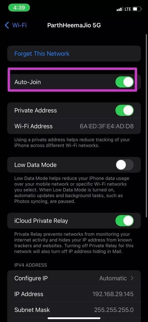 auto-join-wi-fi-network_40dd5eab97016030a3870d712fd9ef0f 8 أفضل الطرق لإصلاح عدم قدرة iPhone Wi-Fi على الانضمام إلى الشبكة