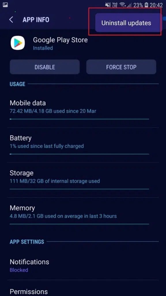 choose-uninstall-updates-576x1024-1 إصلاح خطأ Play Store DF-DFERH-01