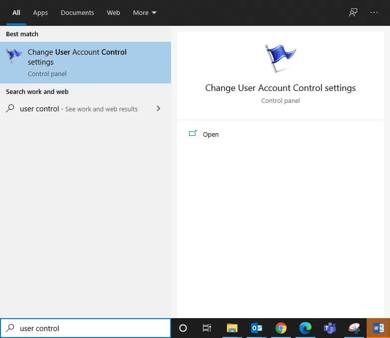 click-on-the-change-user-account-control-settings كيفية تمكين التحكم في حساب المستخدم في أنظمة Windows