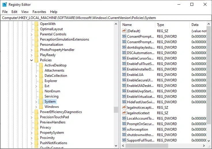 computer-hkey_local_machine-software-microsoft-win كيفية إصلاح رمز الخطأ 0x80004005