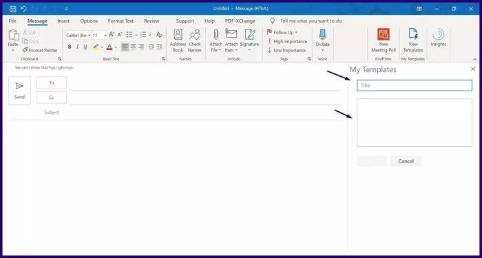 create-email-template-in-microsoft-outlook-step-5_935adec67b324b146ff212ec4c69054f كيفية إنشاء قوالب بريد إلكتروني في Microsoft Outlook